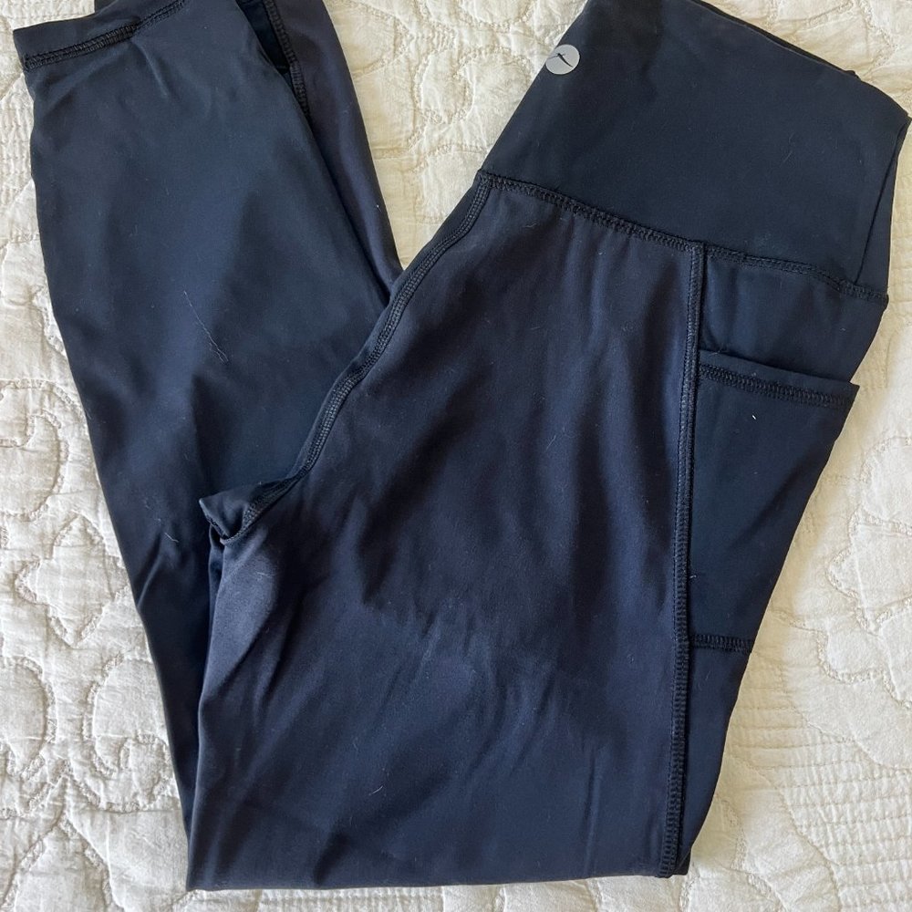 X by Gottex Black Leggings Side Pockets Medium